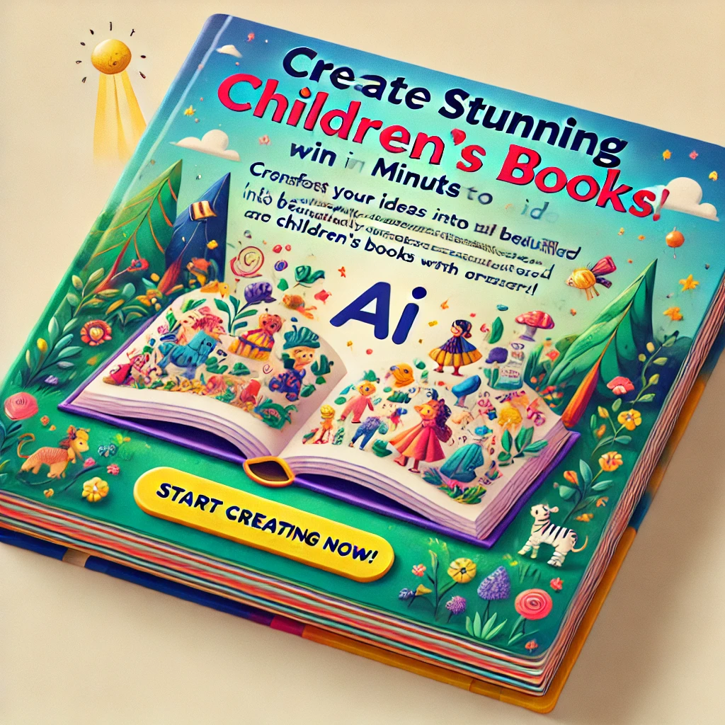 make money with AI, AI children book maker 